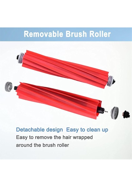 Xiaomi Için Aksesuar Kiti Roborock Q7 / Q7+ / Q7 Max / Q7 Max+ Robot Vakum Parçaları Ana Yan Fırça Hepa Filtre Mop Bez (Yurt Dışından) fırsatları