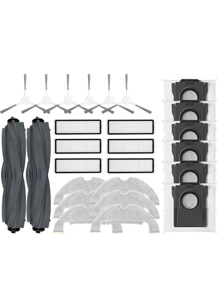 Dream D10 Için Aksesuarlar Plus Gen 2 RLD32GD Vakum Parçaları Ana Roller Yan Fırça Hepa Filtre Mop Bez Toz Çantası (Yurt Dışından)