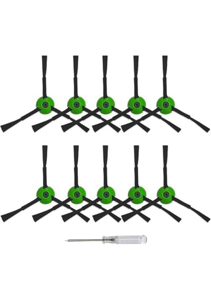 10 Paket Yedek Yan Fırçalar Irobot Roomba I &amp; J&amp;e Serisi Tüm Modeller, Kenar Sweeping Fırçalar Aksesuarları (Yurt Dışından)