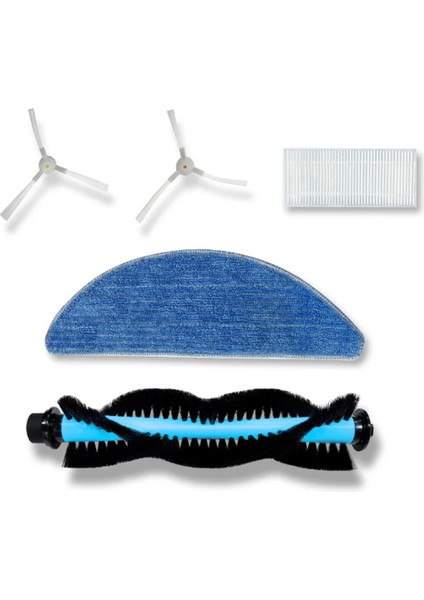 Abir R30 Robot Için Aksesuar Kiti Vakum Süpürge Yıkanabilir Ana Yan Fırça Mop Bez Filtresi Yedek Parçalar (Yurt Dışından)