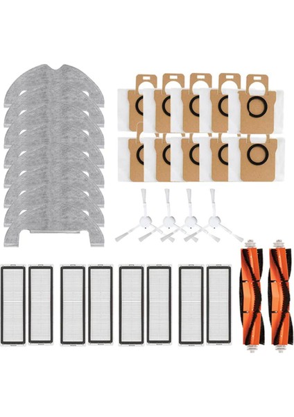 Xiaomi Mi Robot Vakum X10 / Dream D10PLUS Ana Yan Fırça Hepa Filtre Mop Bezi Robot Vakum Süpürge Parçaları (Yurt Dışından)