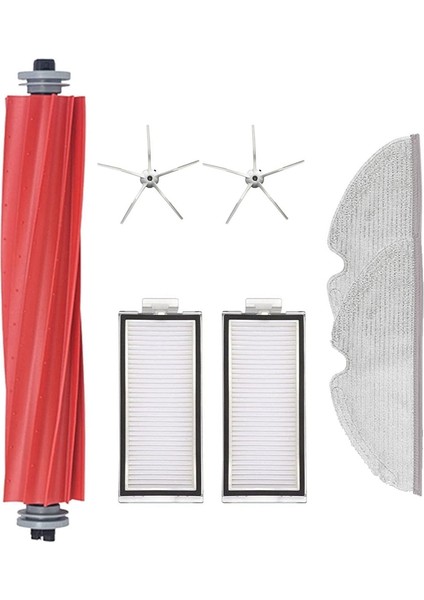 Roborock Q7 Için Max/q7 Max Plus/t8 Robot Vakum Süpürge Ana Yan Fırça Hepa Filtre Mop Bezi Yedek Parçalar (Yurt Dışından)