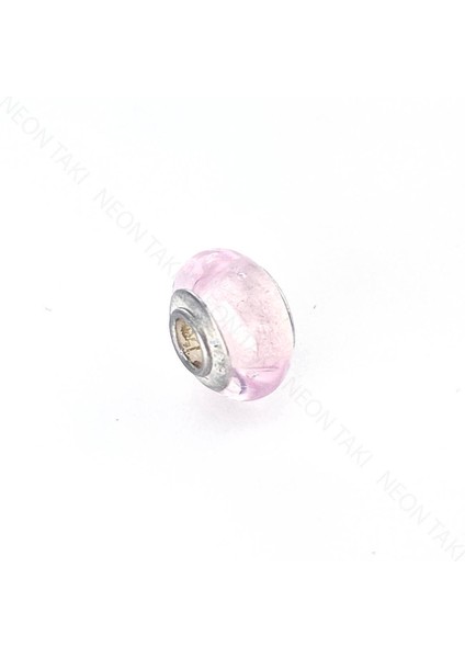 Pembe Cam, Pan Bileklik İçin Çelik Charm 48, Gümüş Renk (BİLEKLİK DAHİL DEĞİLDİR!!) modelleri