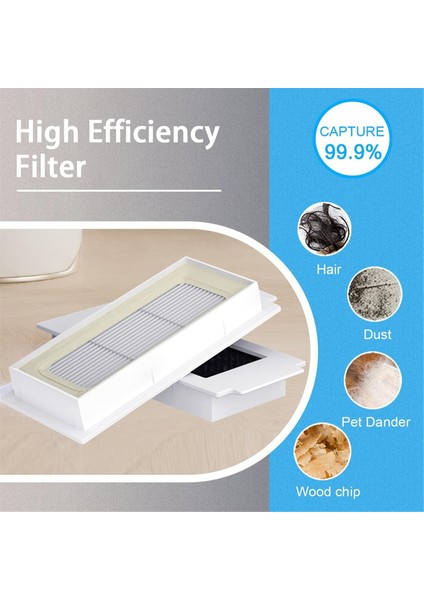 ECOVACS DEEBOT T30 OMNI, T30 Pro Omni, T30 Max Vakum Süpürge Ana Yan Fırça Hepa Filtre Yedek Parçaları (Yurt Dışından) fırsatları