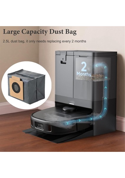 Eufy X10 Pro Omni Için Robot Vakum Süpürücü Ana Yan Fırça Mop Bezi Hepa Filtre Toz Çantası Aksesuarları (Yurt Dışından) fiyatları