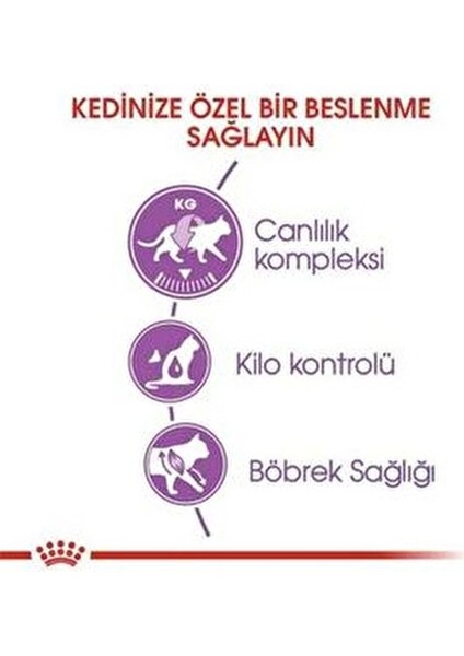 Kısırlaştırılmış Kedi Maması 4 kg Karışık Tatlı Yetişkin Kediler İçin fiyatları