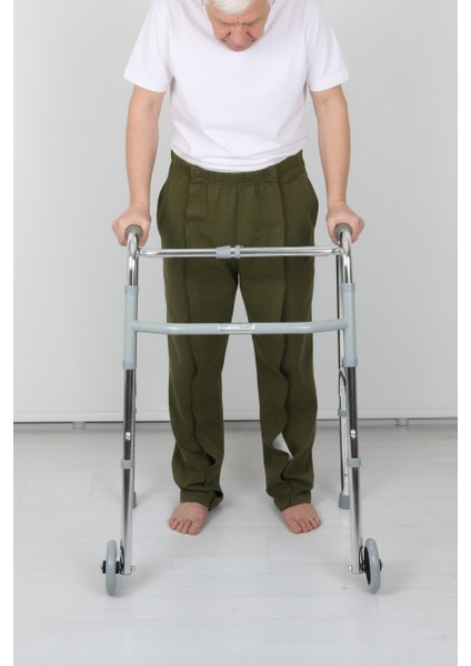 Adaptif Cırt Cırtlı Haki Yatan Hasta Bakım ve Tedavi Pantolonu fiyatları