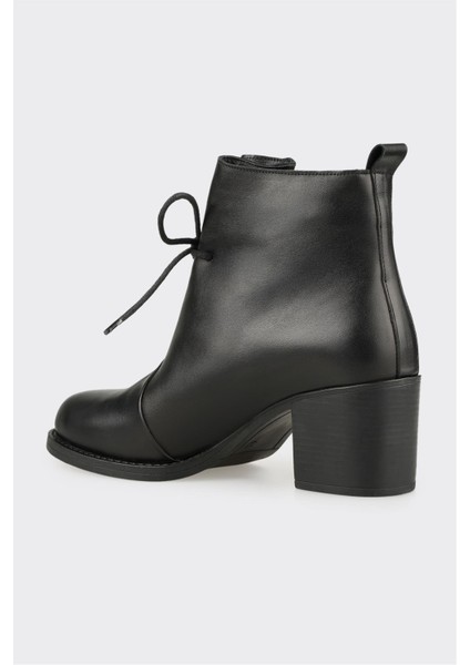 Siyah Deri Kadın Günlük Bot modelleri