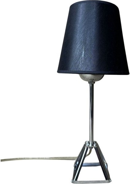 5588 Zümrüt Luna Noir Metal Ayaklı Siyah Abajurlu Masa Lambası fiyatları