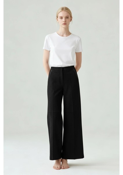 Tailoring Kadın Siyah Tailored Fit Scuba Eşofman Altı W5BB53KAUJ2-JBLK