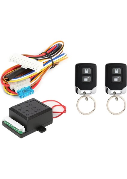 Evrensel Araba Uzaktan Merkezi Kapı Kilidi Kiti Anahtarsız Giriş Alarm Sistemi Akıllı Hırsızlık Önleme Alarmı (Yurt Dışından)