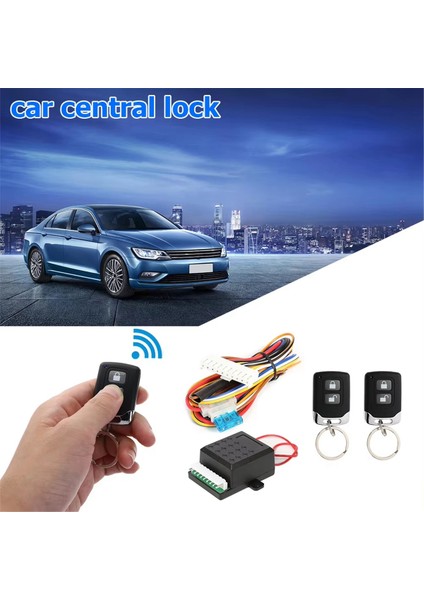 Evrensel Araba Uzaktan Merkezi Kapı Kilidi Kiti Anahtarsız Giriş Alarm Sistemi Akıllı Hırsızlık Önleme Alarmı (Yurt Dışından) fiyatları