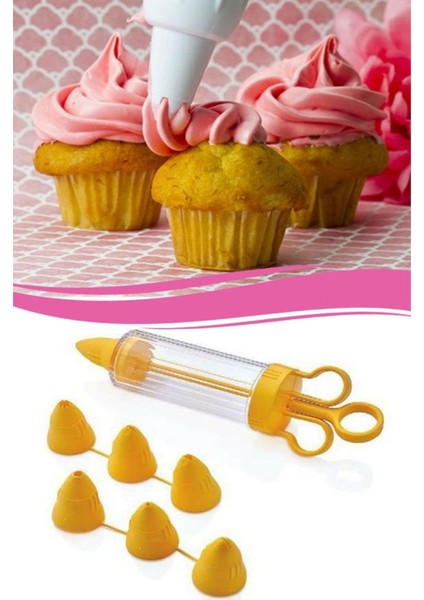 Krema Sıkma Pompası Metaltex Duy Başlık Hediyeli 7 Li fiyatları