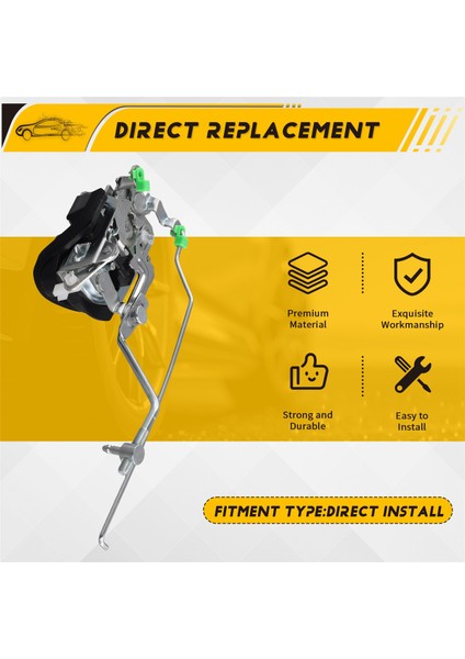 Araba Ön Kapı Kilit Mandalı Aktüatör Kilit Mekanizması Toyota Land Cruiser Için Assy BJ70 FJ70 LJ70 Sağ 69310-90K00 (Yurt Dışından) indirimleri