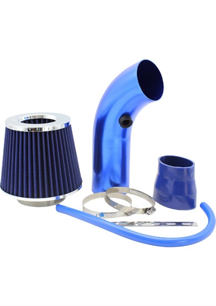 Araç 76MM Hava Filtresi Emme Borusu Hava Giriş Sistemi Turbo Boru Turbo Indüksiyon Boru Tüp Hava Filtresi Araç Aksesuarları (Yurt Dışından)