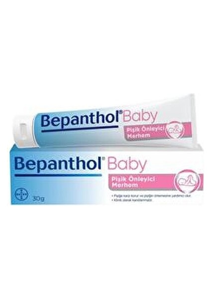 Baby Pişik Önleyici Krem Parfüm ve Paraben İçermeyen 30 gr 2 Adet