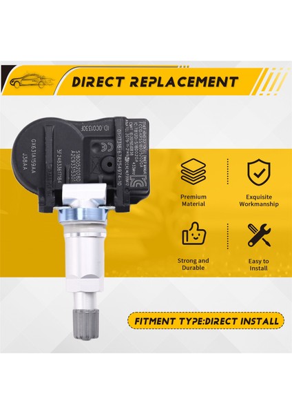 4pcs 433MHZ Tpms Land Rover Range Rover Jaguar F-Pace GX63-1A159-AA C2D47173 (Yurt Dışından) indirimleri