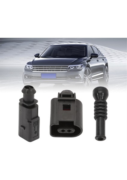 Erkek Dişi Konektör Sensörü Fiş Adaptör Fiş Klip Kiti 1J0973702 1J0973802 6N0906102 Vw Audi Skoda Için (Yurt Dışından) fiyatları