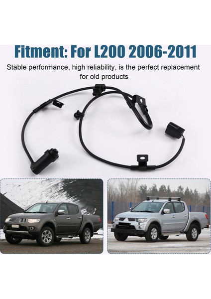 MN102577 Mitsubishi L200 2010 Için Arka Sol Abs Tekerlek Hız Sensörü - 2011 Otomobil Aksesuarları (Yurt Dışından) indirimleri