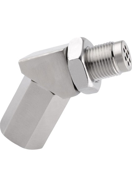 M18X1.5 O2 Oksijen Sensörü Genişletici 45 Derece Oksijen Sensör Aracıklı Diş M18X1.5 Adaptör Genişletici Ara Çember Cel Eliminator (Yurt Dışından)