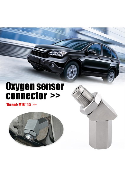 M18X1.5 O2 Oksijen Sensörü Genişletici 45 Derece Oksijen Sensör Aracıklı Diş M18X1.5 Adaptör Genişletici Ara Çember Cel Eliminator (Yurt Dışından) indirimleri