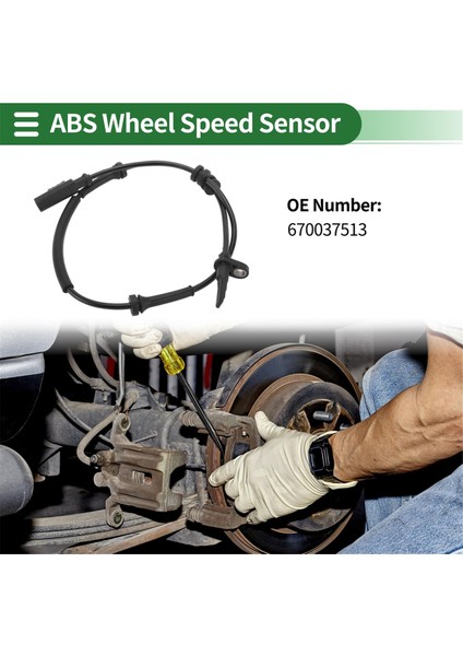 Abs Sensörü Tekerlek Hız Sensörü Kilitleme Önleme Sistemi Sensörü 670037513 Maserati Levante Ghibli Başkanı (Yurt Dışından) fiyatları