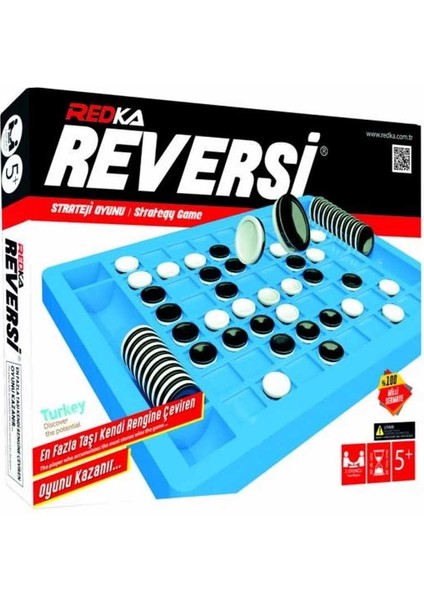 Reversi Strateji Oyunu | Zeka ve Mantık Geliştirici Aile Oyunu | 5+ Yaş indirimleri