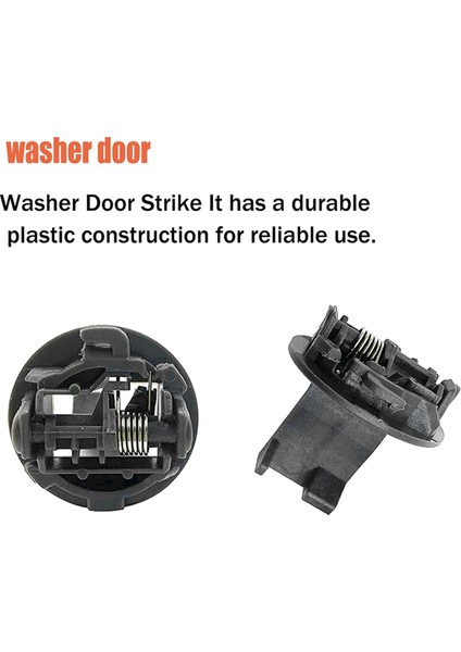 Maytag Whirlpool Çamaşır Makinesi Kapağı Mandalı Parçaları W11457841 W11091027 4959179 AP6987306 (2'li Paket) Için Çamaşır Makinesi Kapağı Kilidi Değişimi (Yurt Dışından) fiyatları