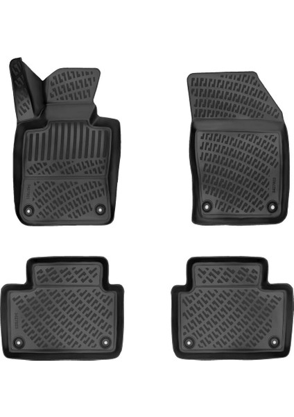 Volvo V60 PHEV 2019 Sonrası 3D Araca Özel Havuzlu Paspas Bmy