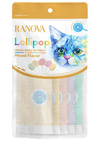 Ranova Kedi Ödülü Malt Destekli Lolipop Çeşitleri 5 Adet Keçi Sütü Aromalı fiyatları