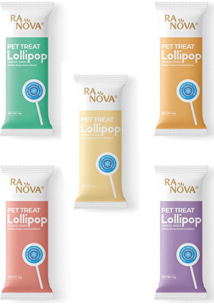 Ranova Kedi Ödülü Malt Destekli Lolipop Çeşitleri 5 Adet Keçi Sütü Aromalı modelleri