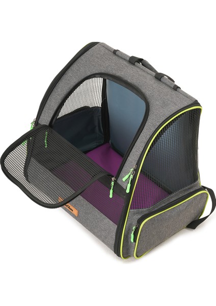 Kedi ve Köpekler Için Piramit Xl Taşıma Çantası - Geniş Alan Havalandırmalı Seyahat Çantası