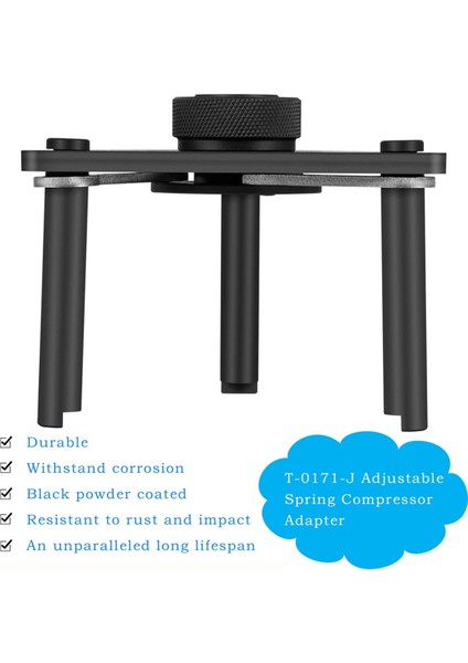 T-0171-J Ağır Hizmet Şanzıman Debriyaj Demeti Ayarlanabilir Yay Kompresör Adaptör 3 Alan ve Drum Buddy Için (Yurt Dışından) fırsatları