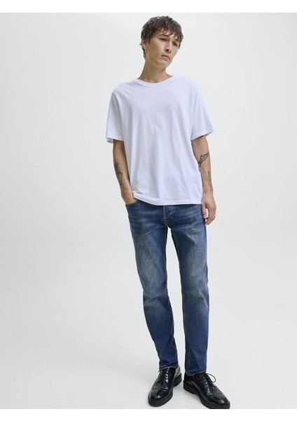 Jack Jones Mıke Tapered Fit Erkek Jean Pantolon 12290748 modelleri