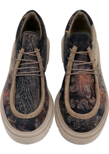 Kadın Vegan Çok Renkli Loafer - The Model Book Of Calligraphy Tasarım fiyatları