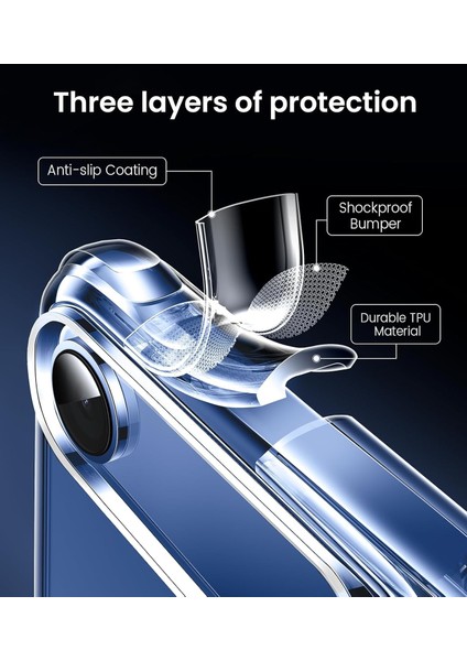 Iphone 17 Air Uyumlu Antişoklu Kamera Yükseltili Şeffaf Yumuşak Kılıf modelleri