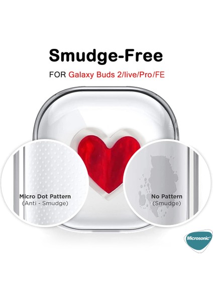 Samsung Galaxy Buds Core Kılıf Heartfelt Transparency Şeffaf modelleri