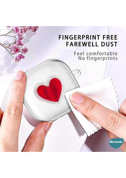 Samsung Galaxy Buds Core Kılıf Heartfelt Transparency Şeffaf fırsatları
