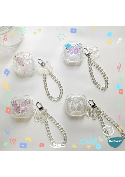 Samsung Galaxy Buds Core Kılıf Heartfelt Transparency Şeffaf