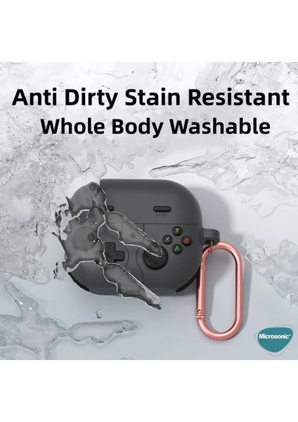 Samsung Galaxy Buds 3 Fe Kılıf Cartoon Figürlü Silikon Retro Gameboy Pembe modelleri