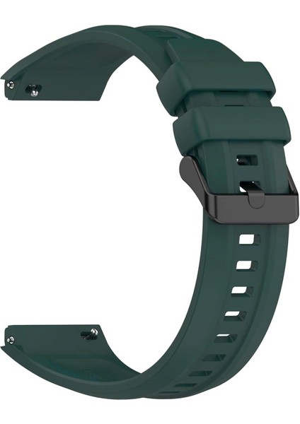 Huawei Watch Gt 6 Pro 46MM Kordon, Silicone Swiftbands Petrol Yeşili