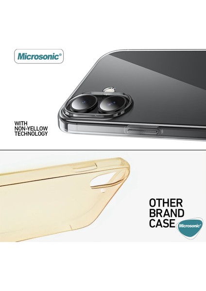 Apple iPhone 17 Air Kılıf Non Yellowing Crystal Clear Sararma Önleyici Kristal Şeffaf indirimleri