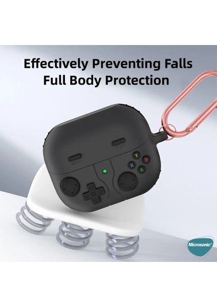 Samsung Galaxy Buds 3 Fe Kılıf Cartoon Figürlü Silikon Retro Gameboy Pembe indirimleri