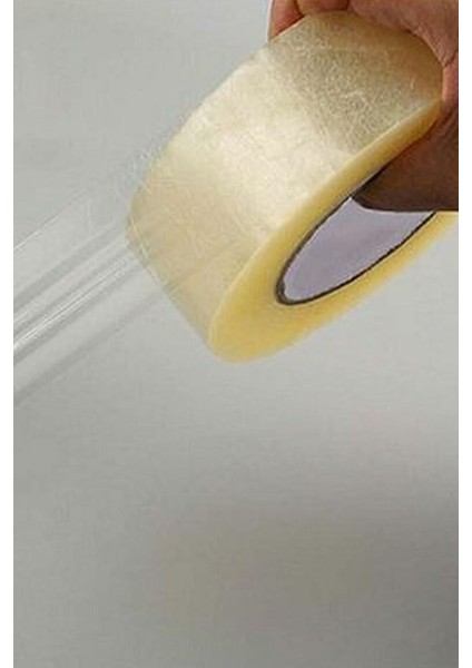 Incifiks 6 Adet Koli Bandı 45 mm x 100 Metre Şeffaf Güçlü Yapışkanlı Kopmayan Bant Bandı Bantları Süper indirimleri