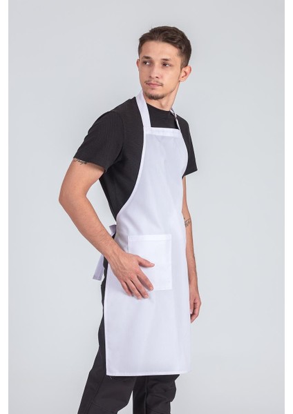 Erkek Boyundan Asmalı Barista Şef Mutfak Önlüğü modelleri