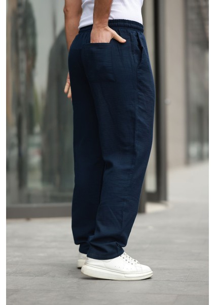 Keten Bağcıklı Jogger Pantolon modelleri