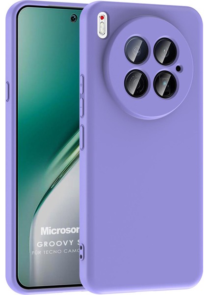 Tecno Camon 40 Premier 5g Kılıf Groovy Soft Lila