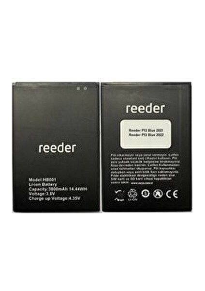 P13 Blue Max 2022 Batarya 3950 mAh Lityum İyon Yüksek Performanslı Pil modelleri