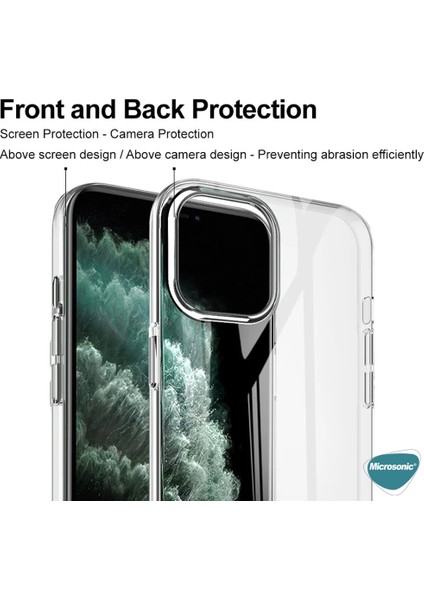 Apple iPhone 17 Pro Kılıf Non Yellowing Crystal Clear Sararma Önleyici Kristal Şeffaf