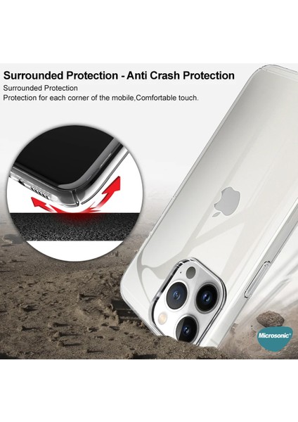 Apple iPhone 17 Pro Kılıf Non Yellowing Crystal Clear Sararma Önleyici Kristal Şeffaf